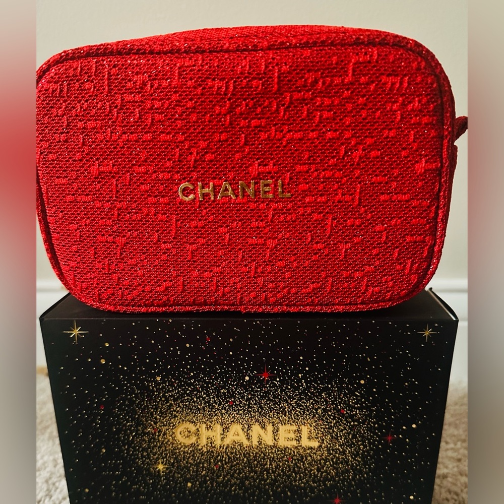 Chanel Cosmetic Pouch (can be converted to crossbody)